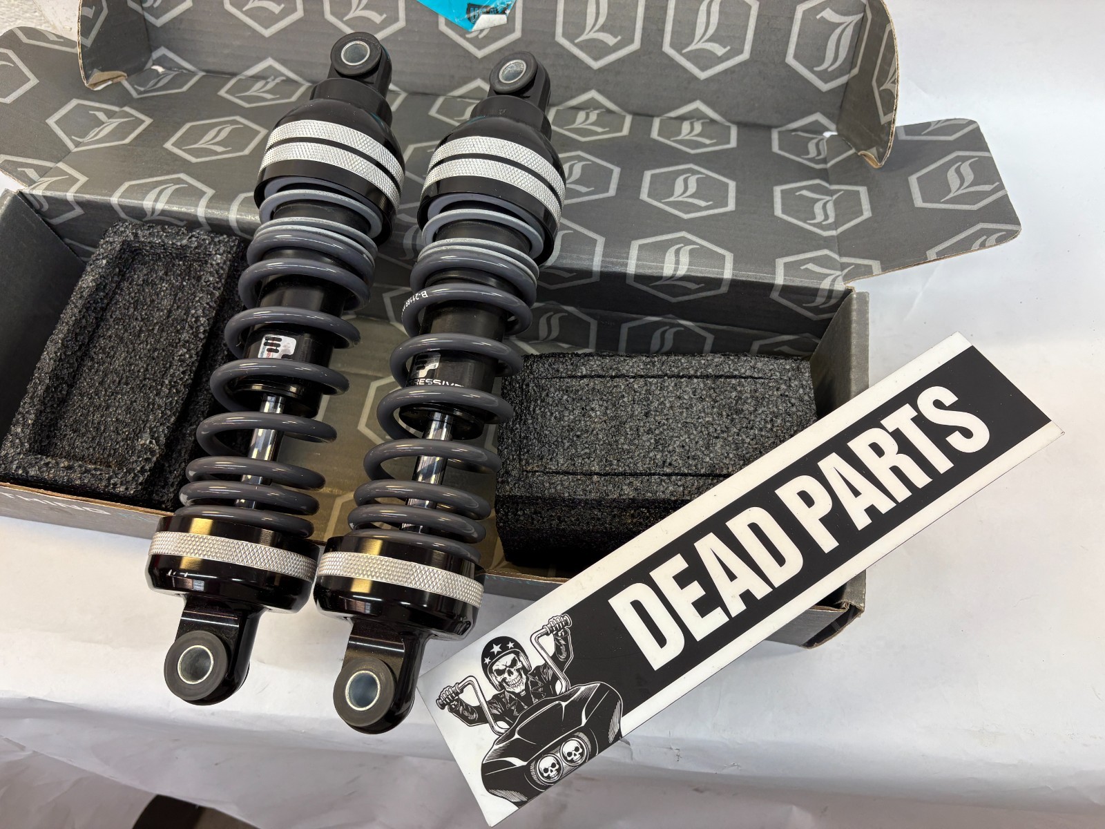 Harley Progressive black 944-4019 rear shock shock absorbers 12.5\