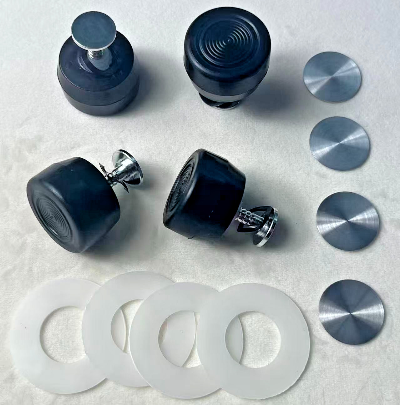 4 Sets Window Crank Handle Knob, Screw Cover, Plastic Washer, for 68-73 Mustang 4 Sets Window Crank Handle Knob, Screw Cover, Plastic Washer, for 68-73 Mustang