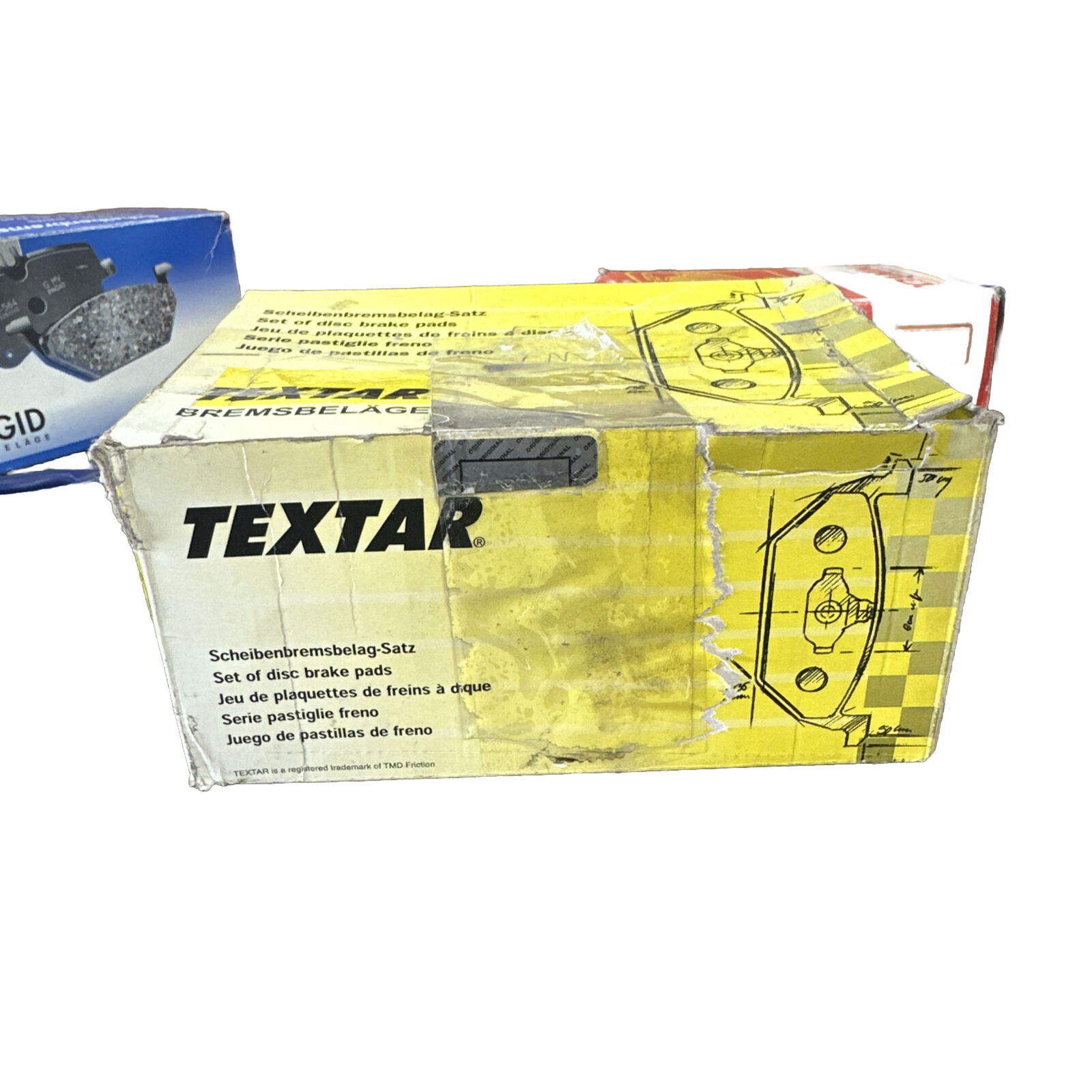 Textar Brake Pad Set Front / Rear 2332902