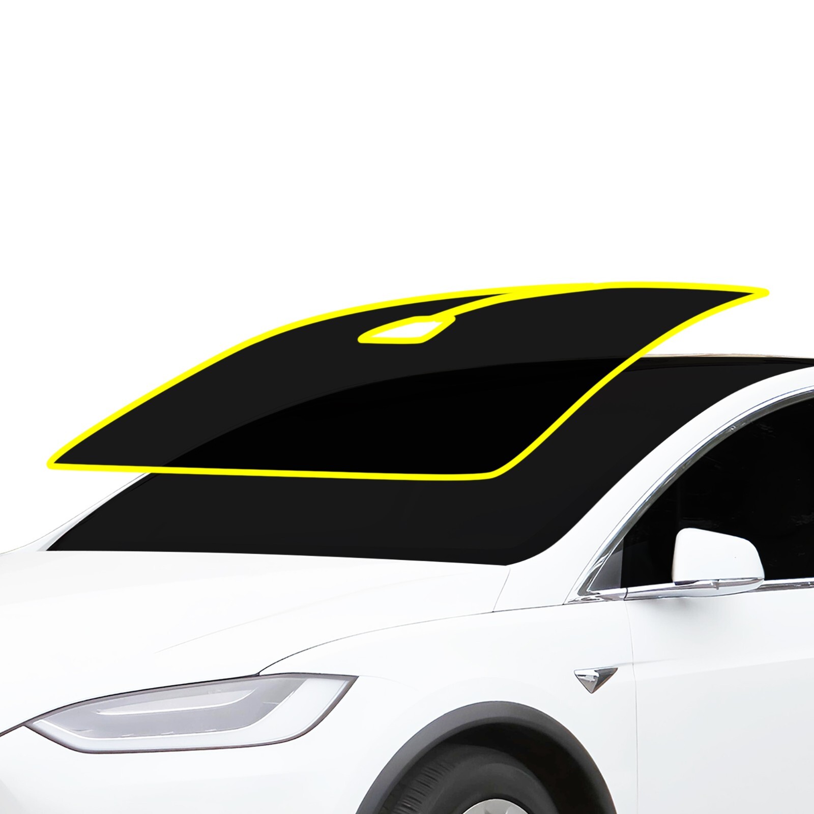 Precut Front Windshield Nano Ceramic Window Tint Film Fits Tesla Model X 17-23