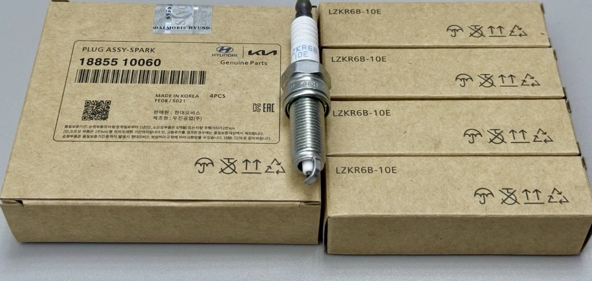 New OEM Genuine Hyundai Kia Spark Plug (4PC) 18855-10060