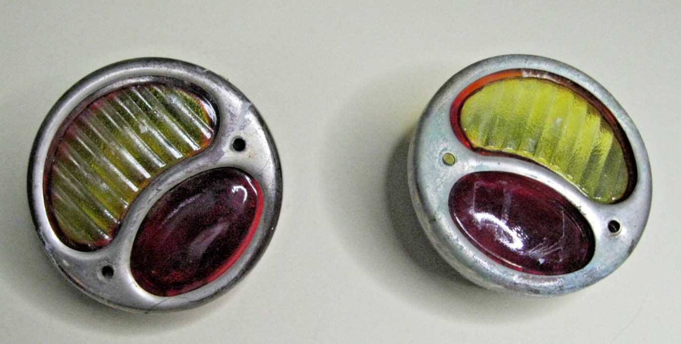1928, 1929, 1930, 1931 Ford Model A Tail Light Duolamp SET OF 2 Great Lenses