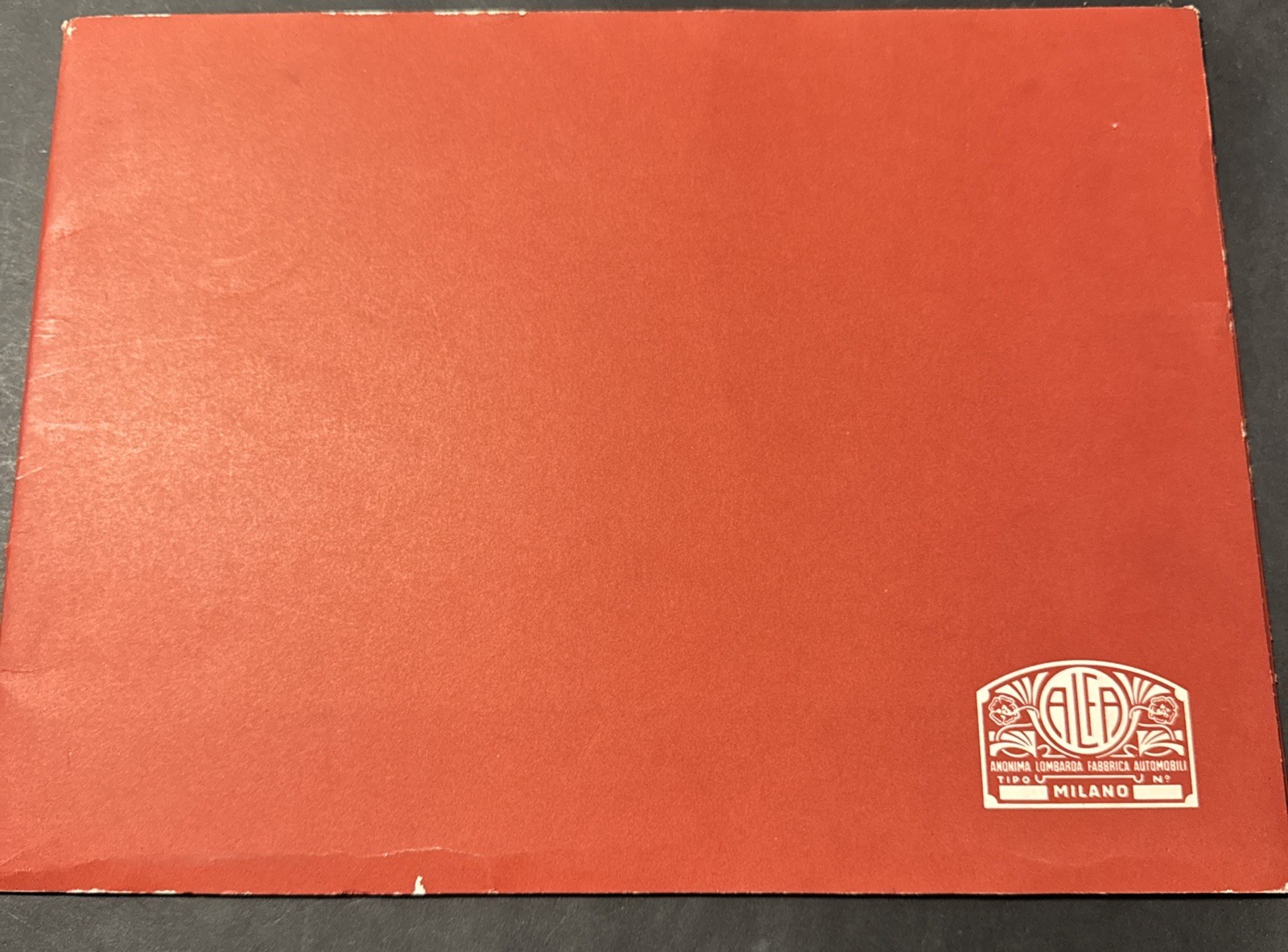 ALFA ROMEO Original FOLDER of 7 Vintage ALFA ROMEO Prints Suitable to Frame