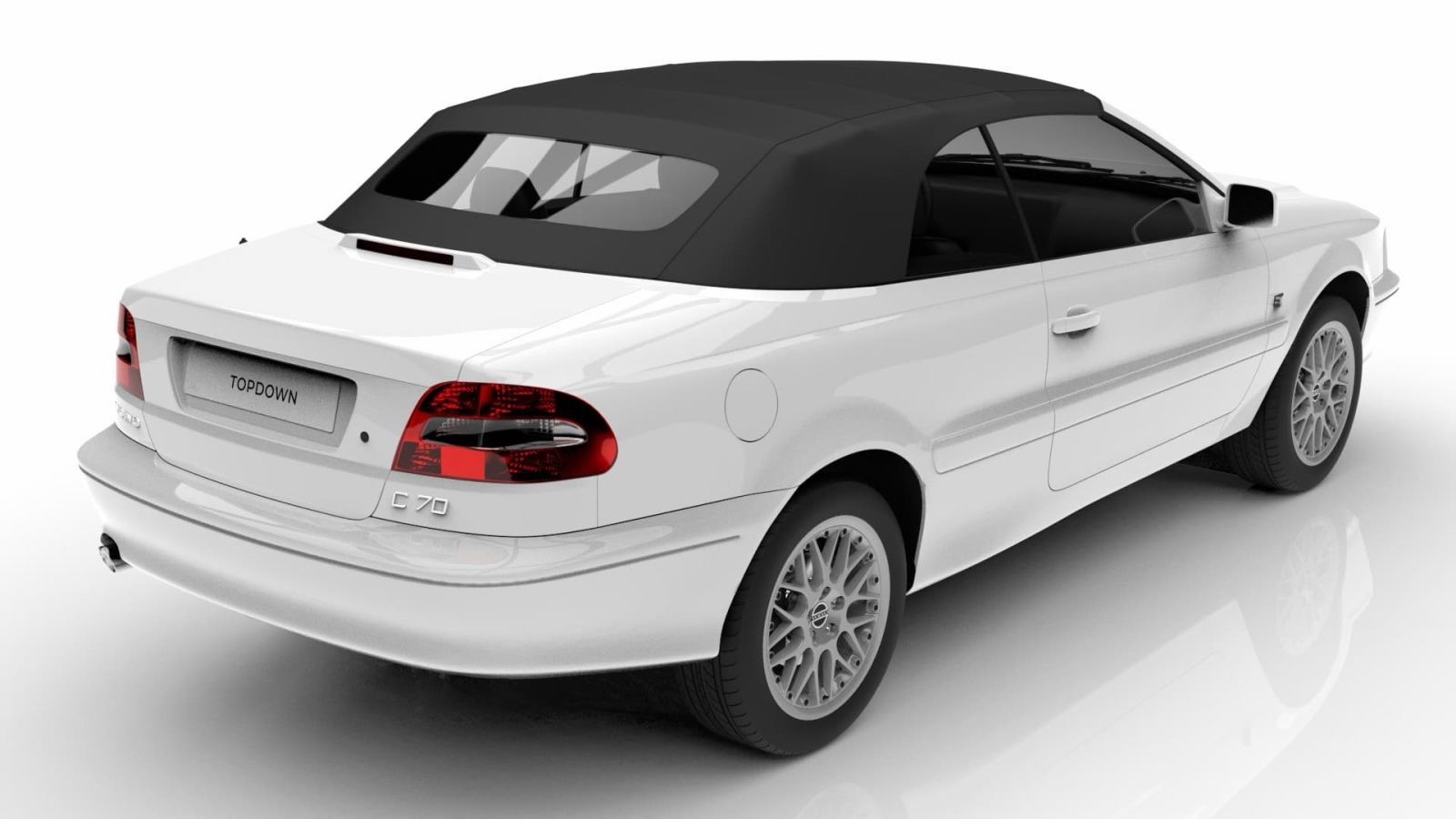 VOLVO C70 Convertible Soft Top  1998-06 Black Canvas