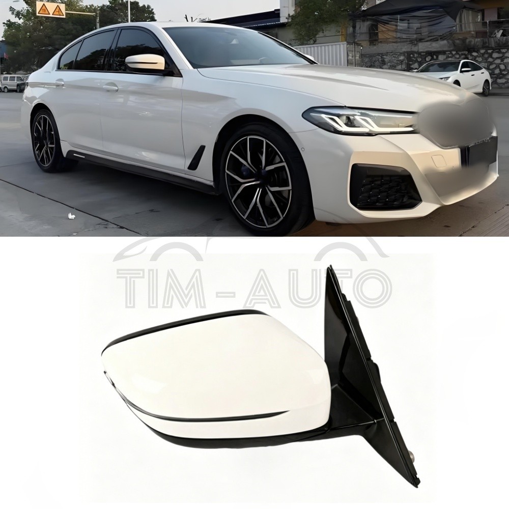 New White Right Passenger Mirror For BMW 530I 540I 530e 2017 - 2022