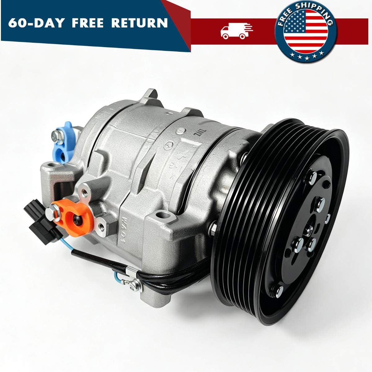 AC A/C COMPRESSOR FOR HONDA ACCORD 4 cylinders 2.4L 2008 2009 2010 2011 2012