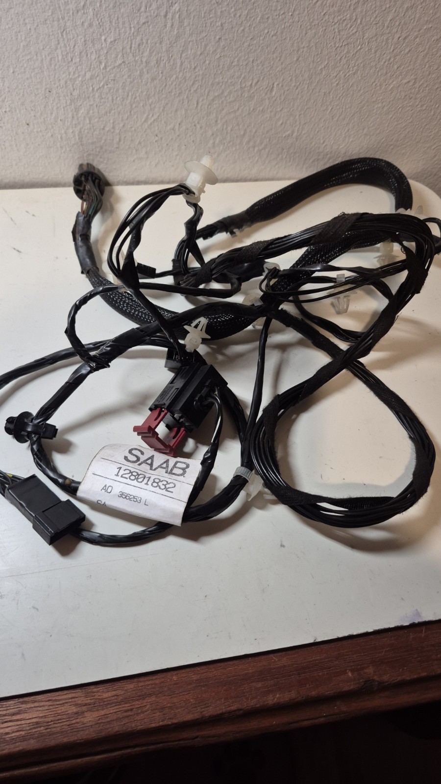 03-05 Saab 9-3 Factory Trunk Lid Wiring Harness Part# 12801832