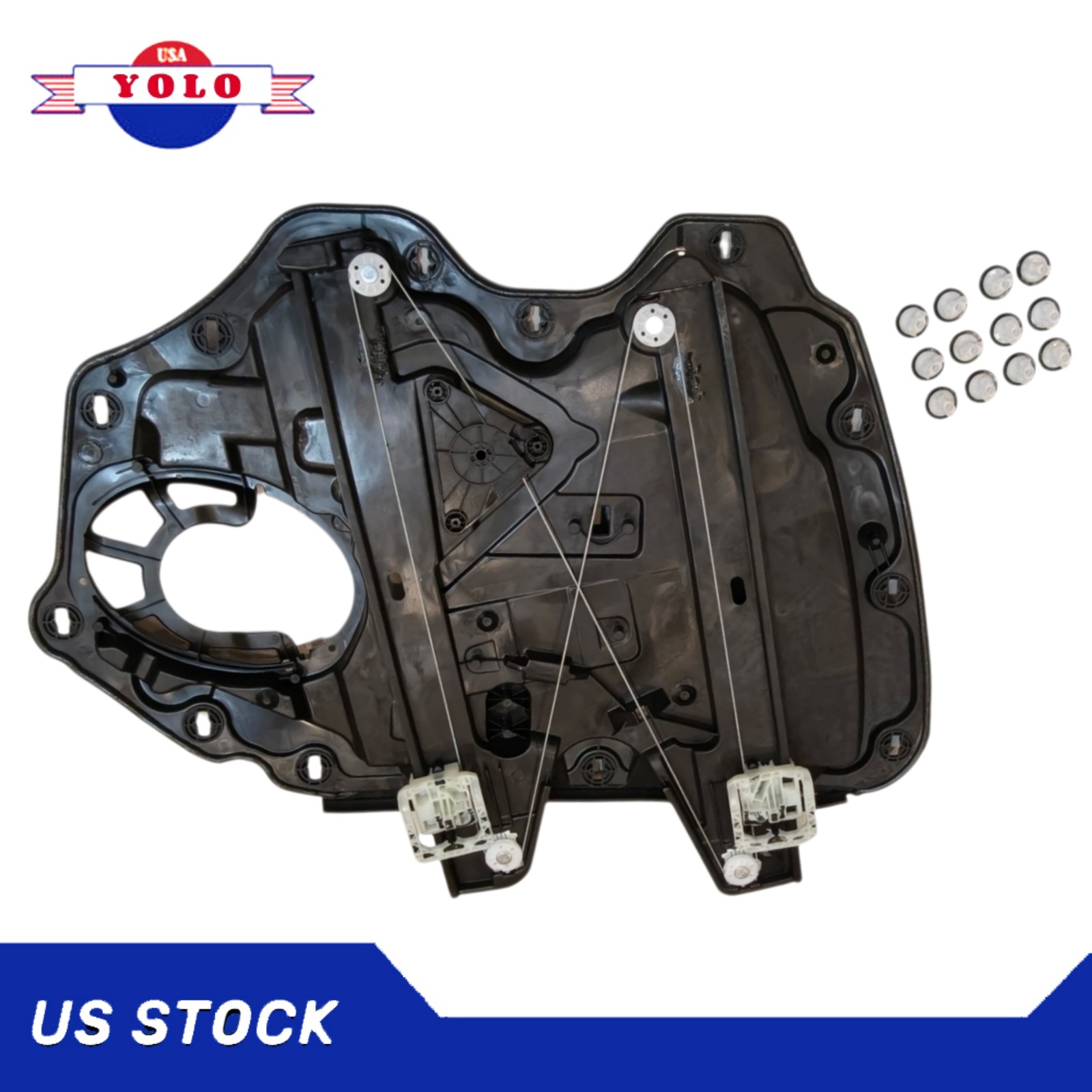 Fits 20-25 Lincoln Aviator Front Right Door Window Glass Regulator LC5Z5823208B
