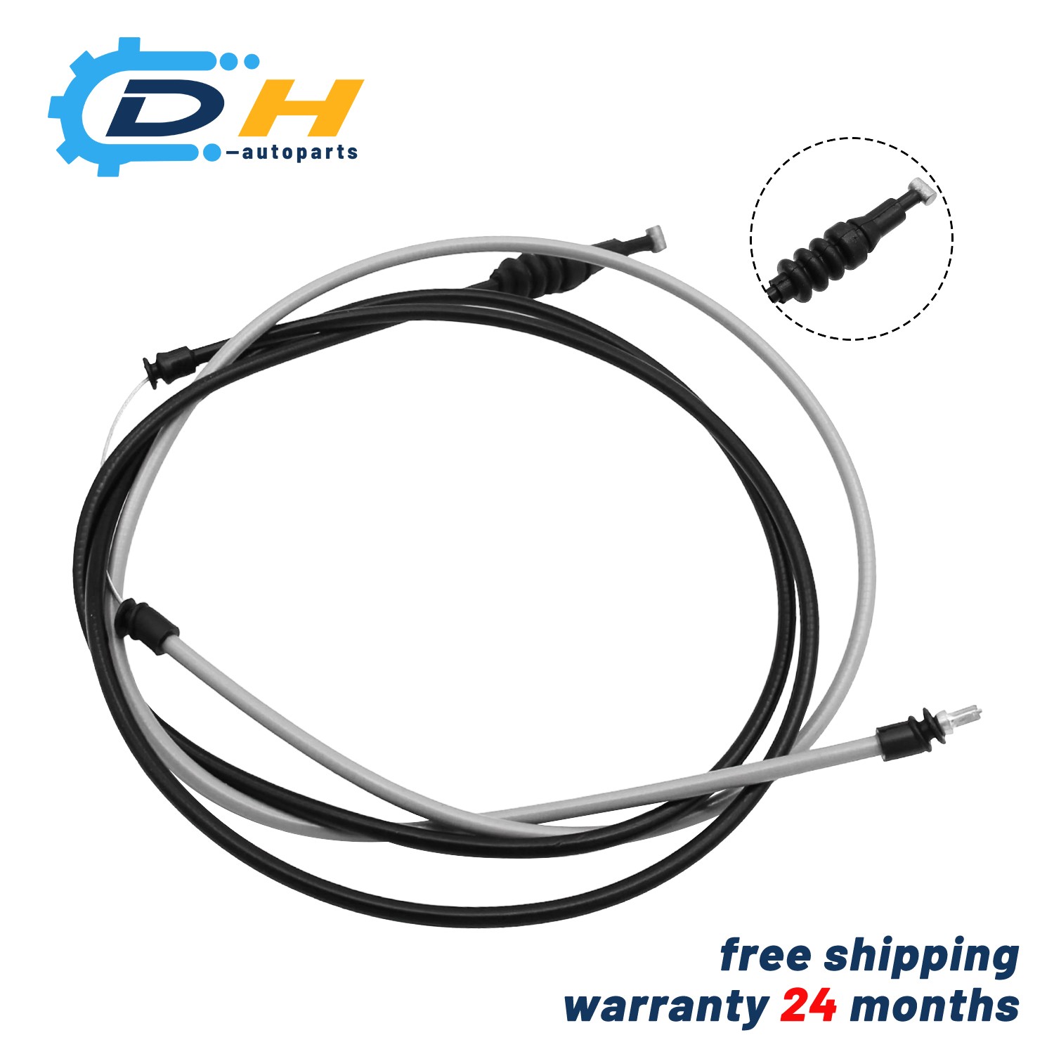 Front Engine Hood Release Cable For 96-2002 Mercedes-Benz E300 E320 E420 E430 US