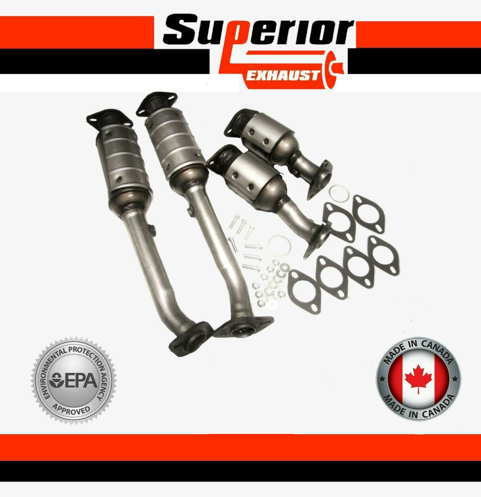 FITS: 2005-2010 Nissan Frontier 4.0L All 4 Catalytic Converters BRAND NEW 