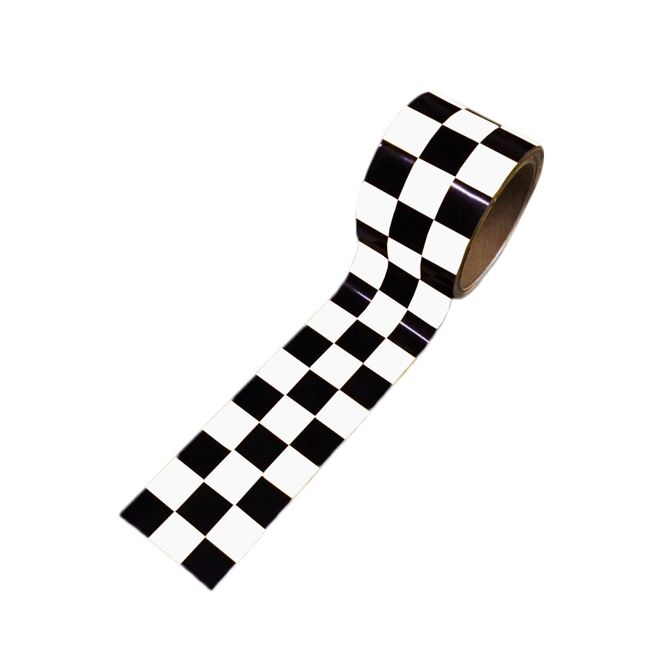 CHECKERED FLAG VINYL DECAL TAPE MOTORCYCLE HELMET BIKE FAIRING TANK STICKER CHECKERED FLAG VINYL DECAL TAPE MOTORCYCLE HELMET BIKE FAIRING TANK STICKER