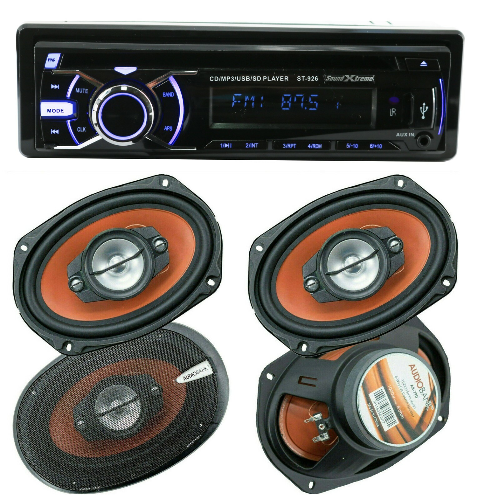 NEW SoundXtreme ST-926 Digital Receiver +4x Audiobank AB-790 6\