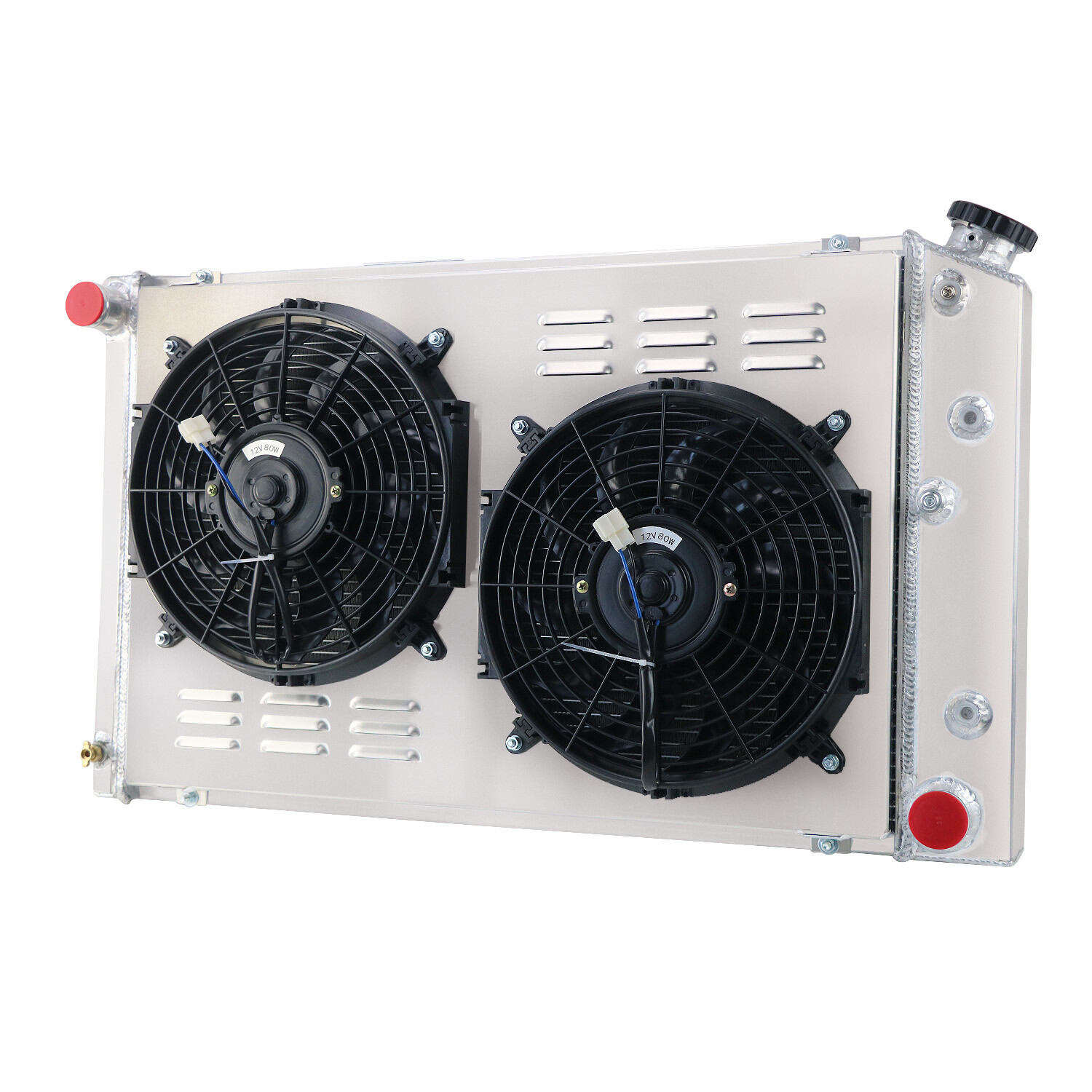 4 ROW Radiator Shroud Fan for 1975-1979 Chevy Nova 70-81 Chevy Camaro
