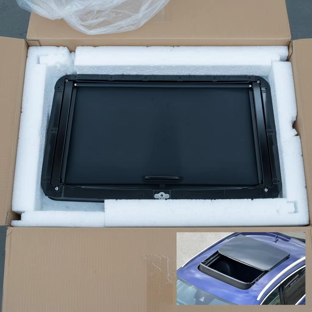 Universal Car Sunroof With Motor Glass and Sunshade for Webasto Electric Sunroof