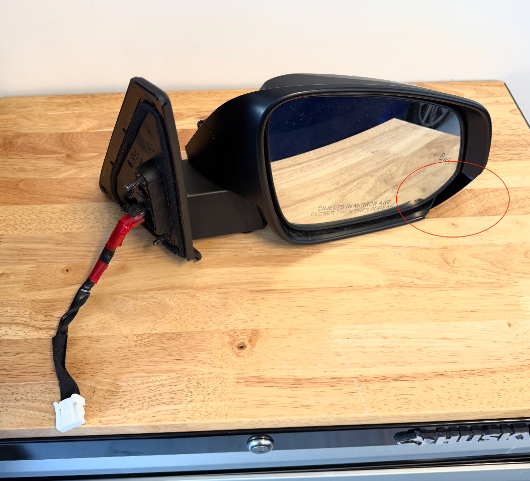 2023-2024 Toyota 4Runner TRD Pro Passenger Mirror Assembly (87910-35C21) 2023-2024 Toyota 4Runner TRD Pro Passenger Mirror Assembly (87910-35C21)