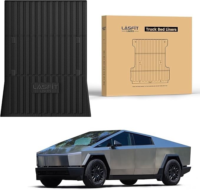 LASFIT Premium Extra Thick Truck Bed Mat for Tesla Cybertruck 2025/2024/2023