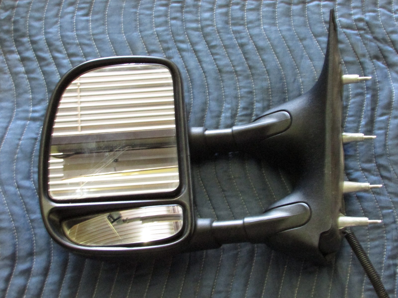 09-23 FORD E250 VAN OEM Left Door Mirror Power, Dual Arms, W/ Telescoping