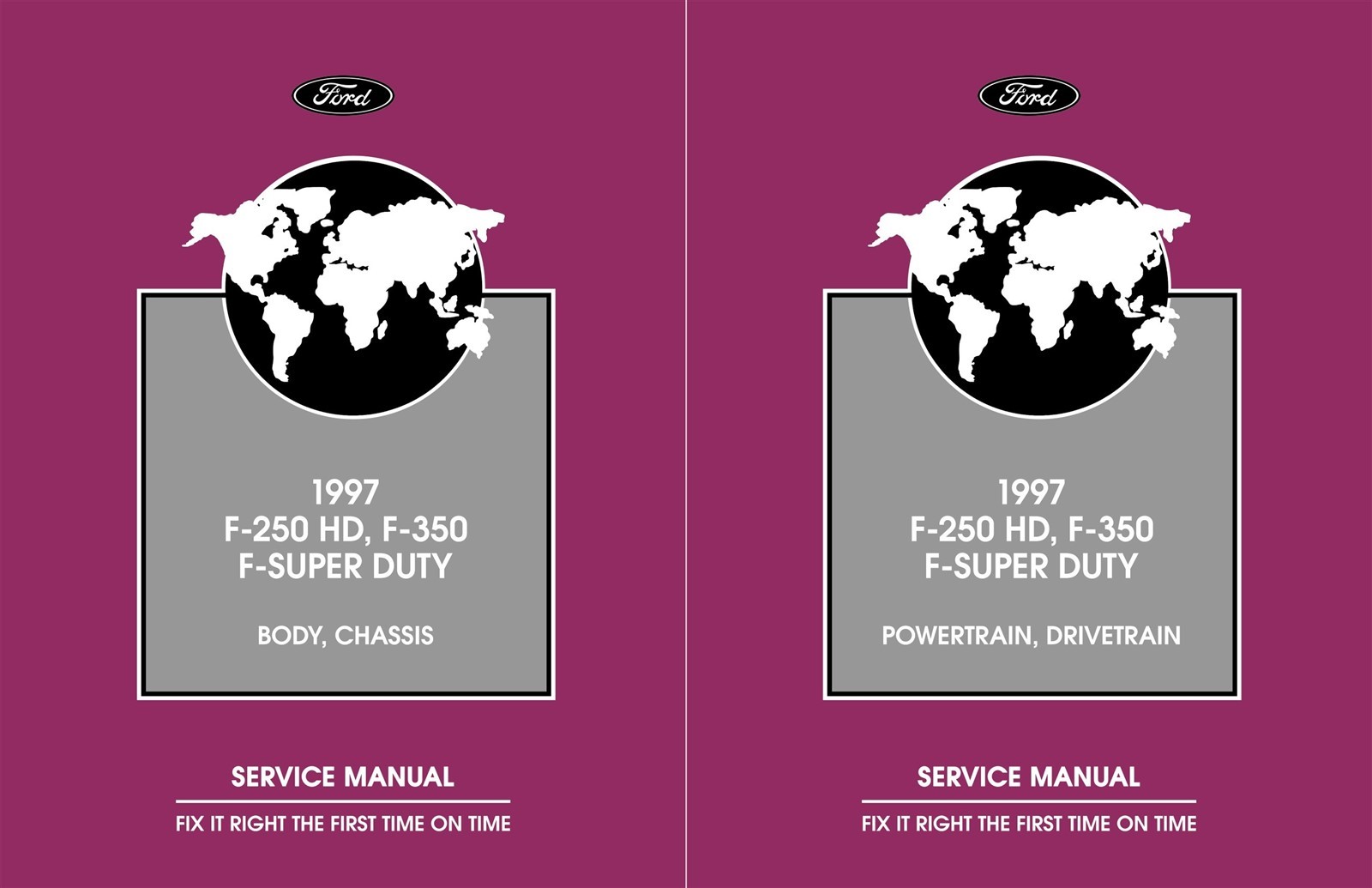 1997 Ford F-250 HD, F-350, F-Super Duty Service Manual