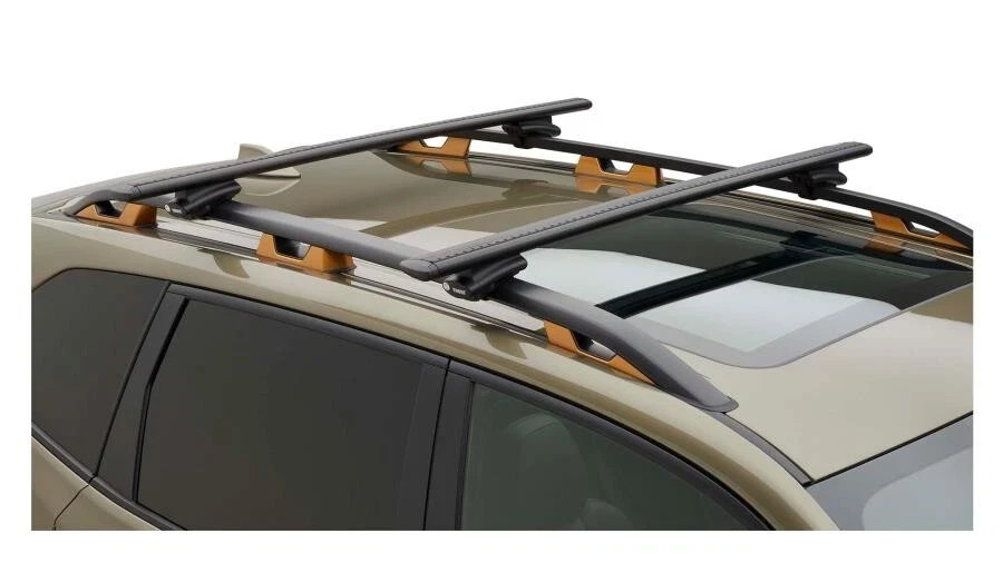 2017-2026 Subaru Thule Extended CrossBar Crosstrek Impreza Forester Ascent Black 2017-2026 Subaru Thule Extended CrossBar Crosstrek Impreza Forester Ascent Black