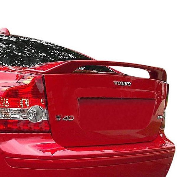 For Volvo S40 04-11 T5i Factory Style Fiberglass Rear Spoiler Unpainted