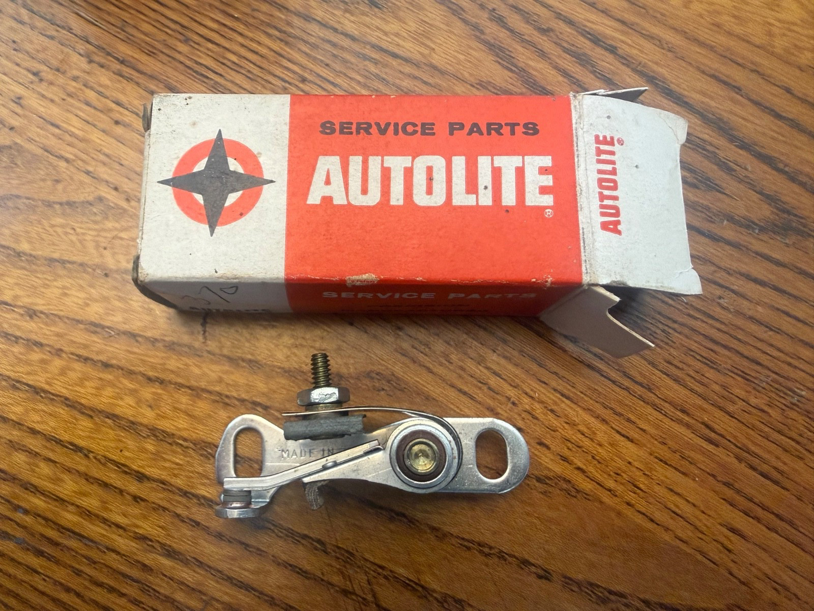 1969-71 FORD 8 CYLINDER AUTOLITE # DP-5 NOS OEM IGNITION POINT SET 69 70 DP5