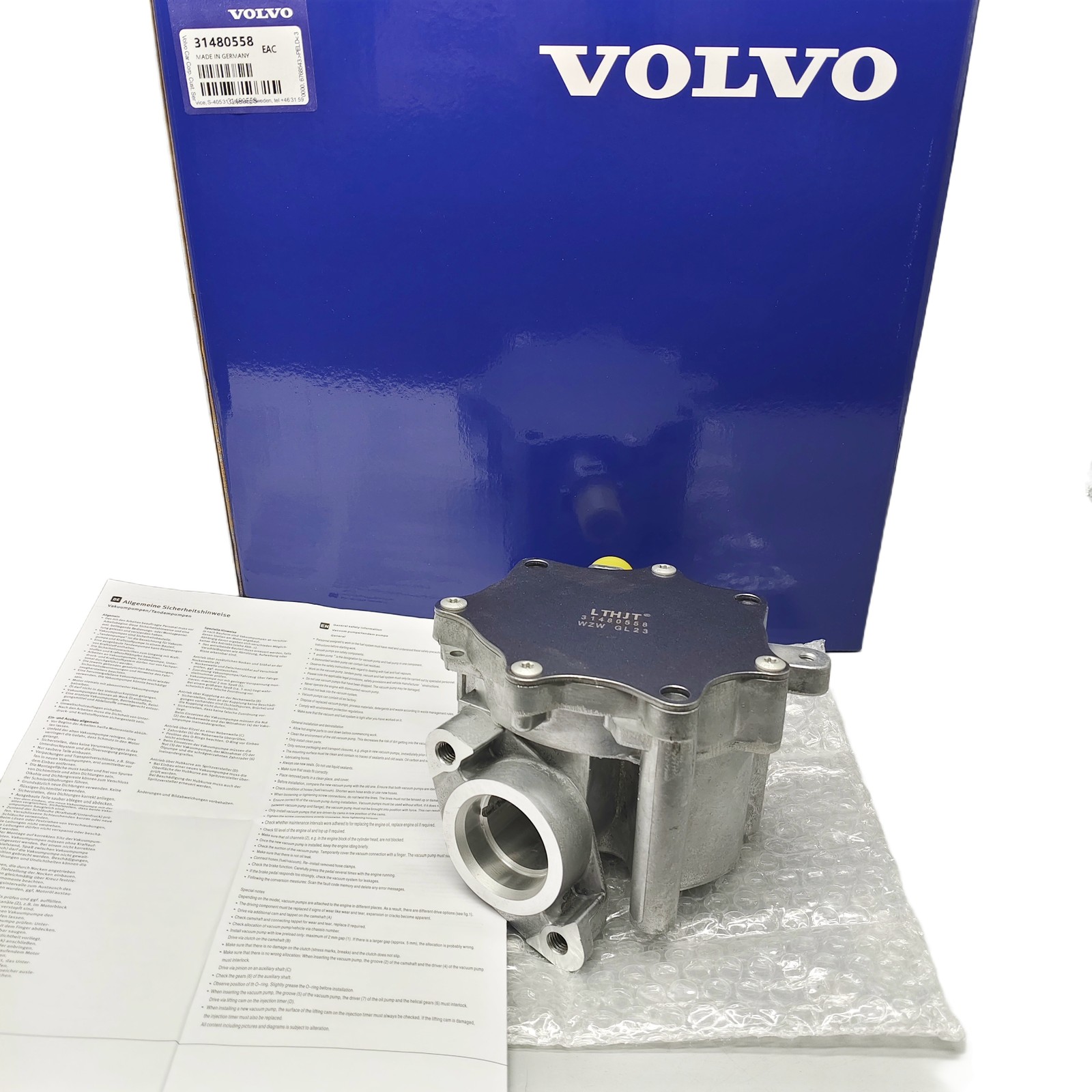 NEW For 2015-2020 VOLVO XC60 V60 S60 XC70 31480558 Brake Vacuum Pump NEW For 2015-2020 VOLVO XC60 V60 S60 XC70 31480558 Brake Vacuum Pump