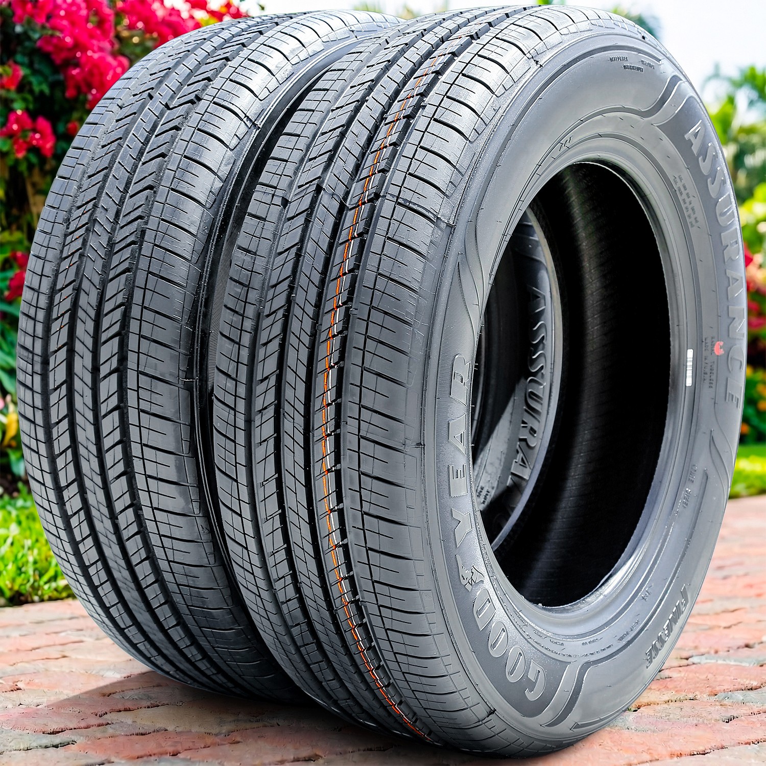 2 Tires Goodyear Assurance Finesse 225/65R17 102H (DC) AS A/S All Season