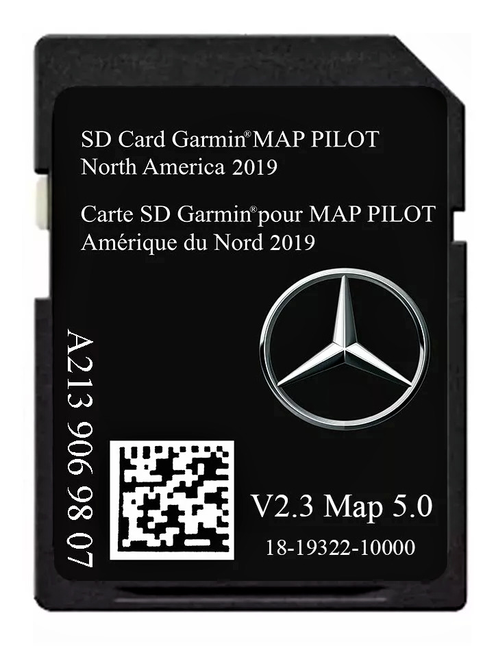 2019 Mercedes V2.3 A2139069807 GPS Navigation SD Card Garmin Map Pilot