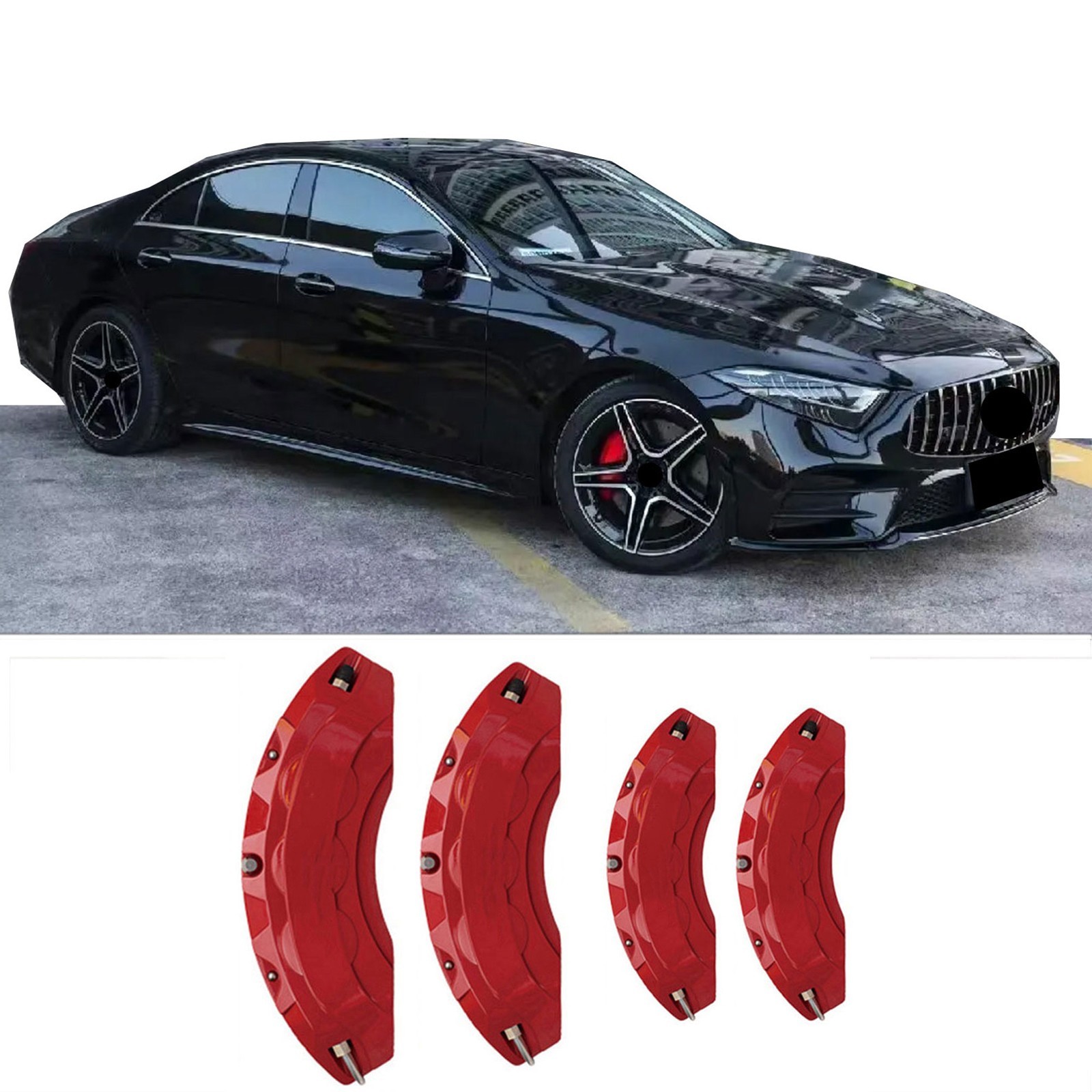 4pcs Aluminum Car Brake Caliper Cover for MERCEDES BENZ CLS Accessories