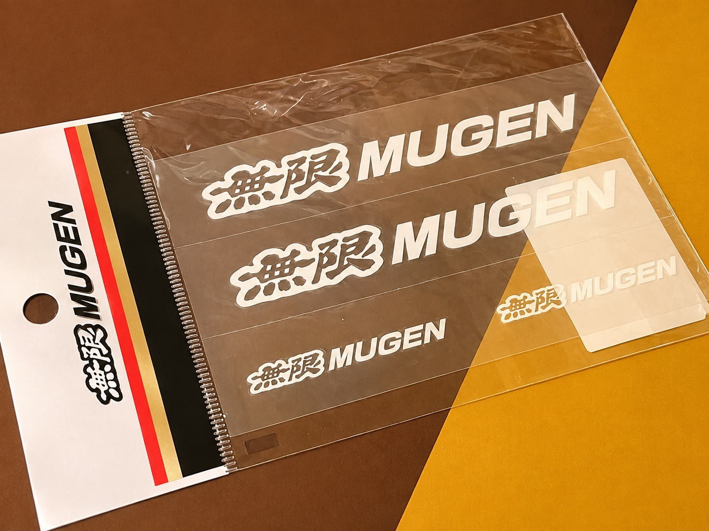 MUGEN GENUINE INTEGRA DC2 Type-R White Sticker Decal S-size MUGEN GENUINE INTEGRA DC2 Type-R White Sticker Decal S-size