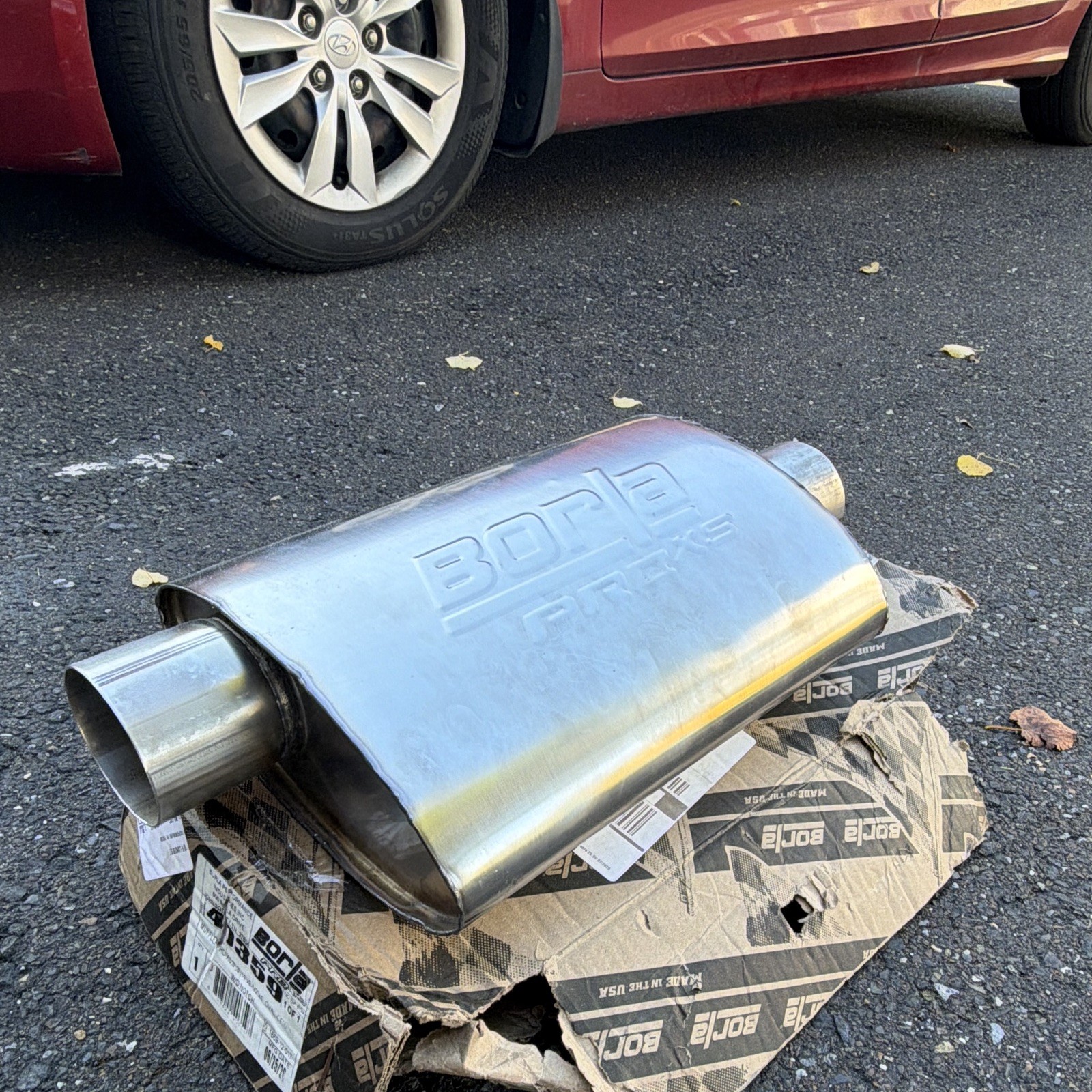 Borla ProXS 304 Stainless Steel 3 Inch Muffler 40359 NEVER USED