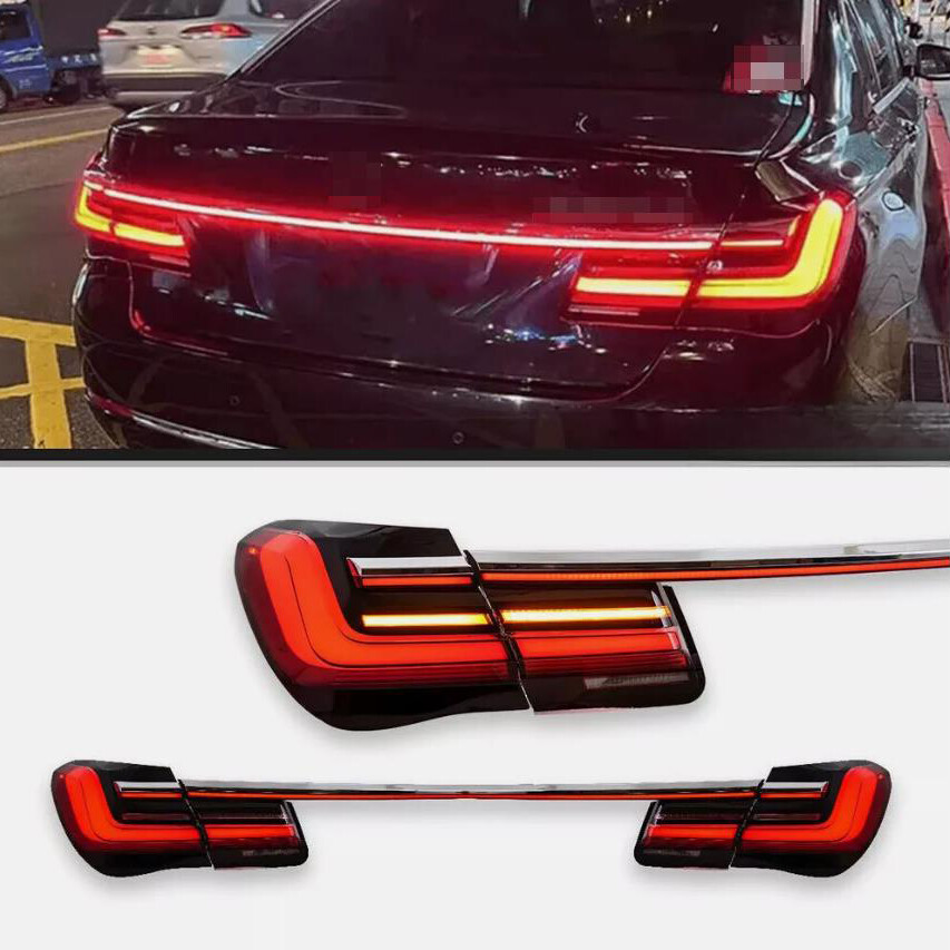 For 2009-2015 BMW 7 series F01 F02 Upgrade LED Through Tail Light Lamp Assembly