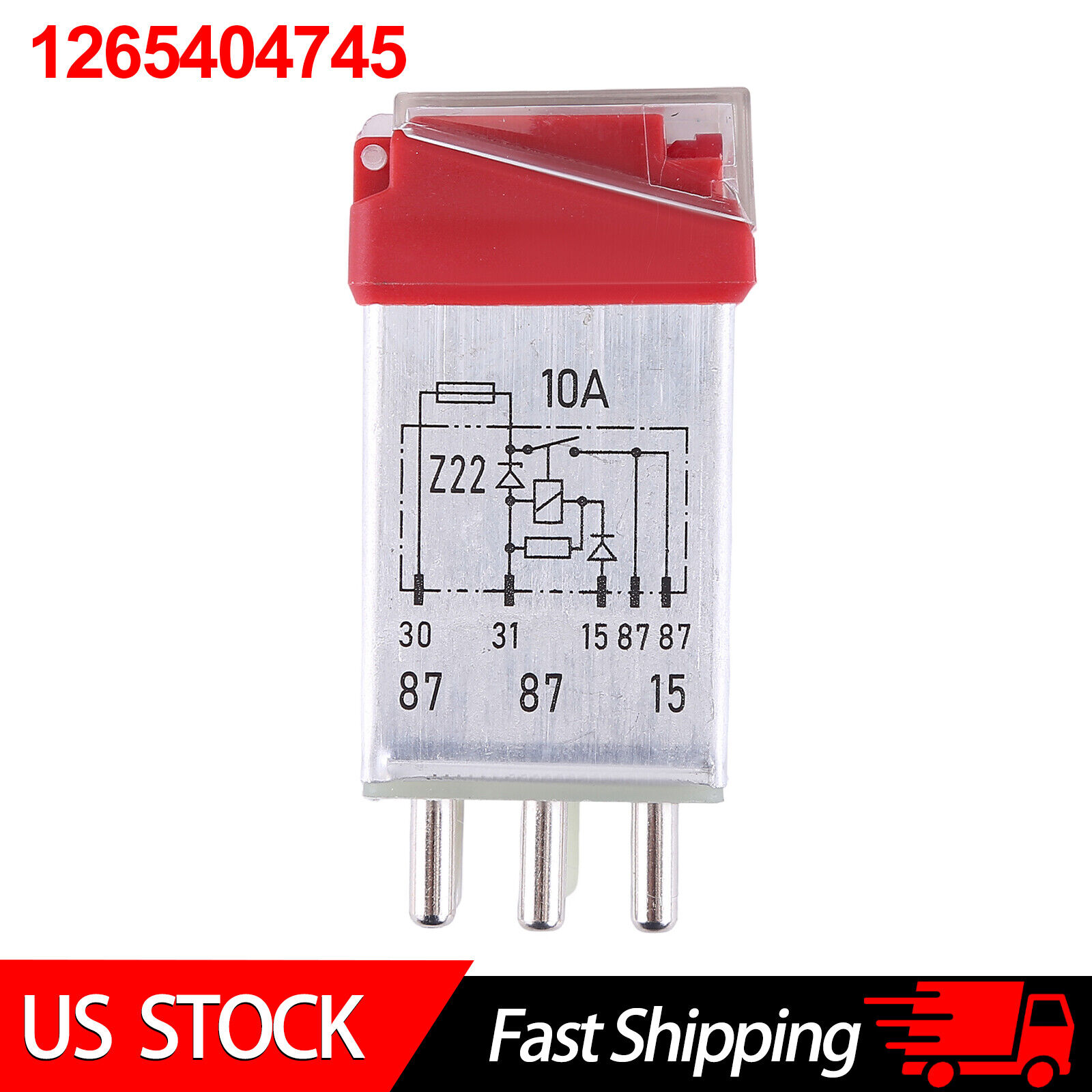 New Overload Protection Relay 2015400845 For Mercedes W124 W126 W201 R107 W201