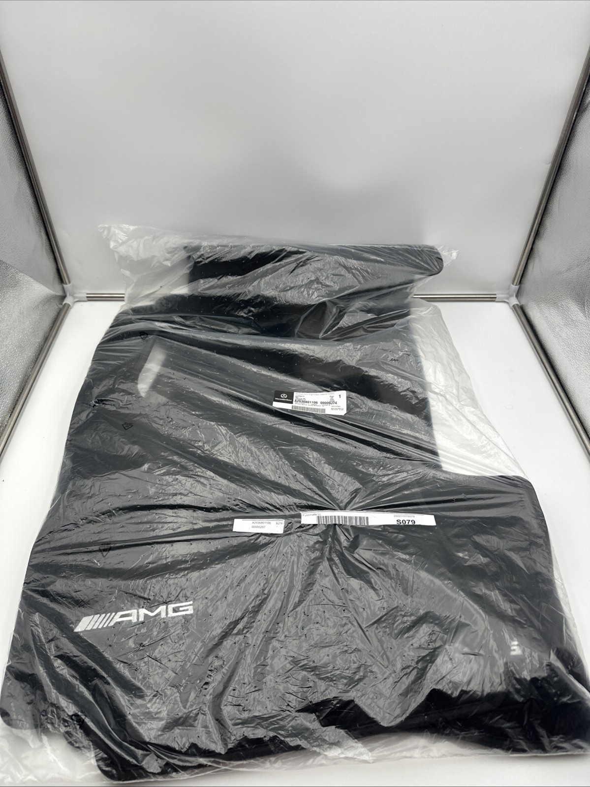 Mercedes Benz GLC 300 AMG Logo OEM Velour Floor Mat Set New A25368011069J74