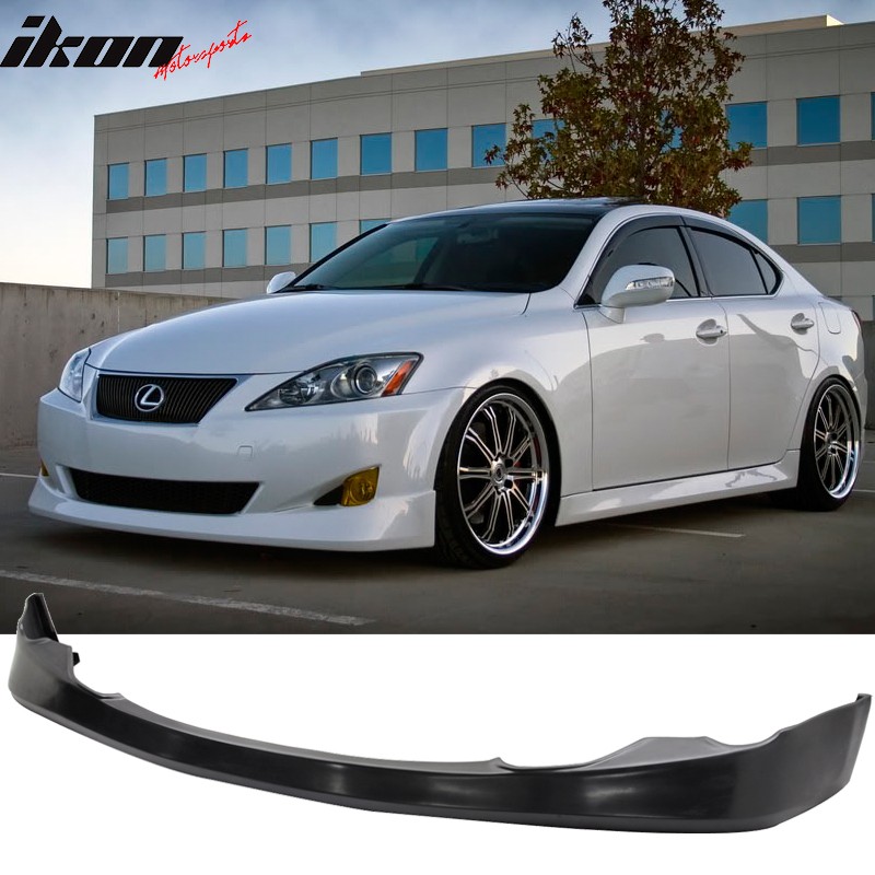 Fits 06-08 Lexus IS250 IS350 VIP Style Front Bumper Lip Spoiler PU Splitter Kit