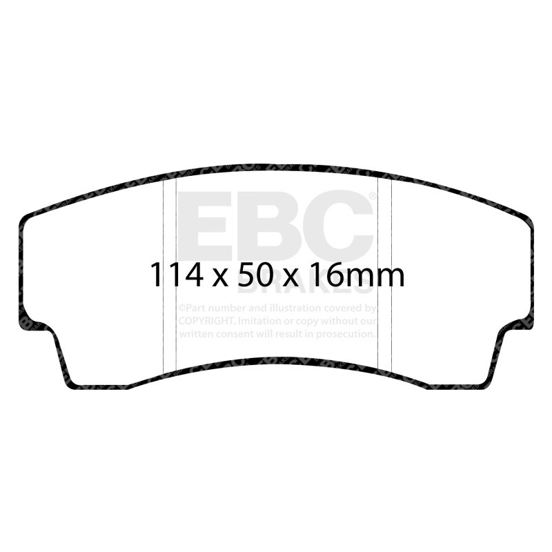 EBC 99-02 Noble M12 2.6 Twin Turbo Yellowstuff Rear Brake Pads DP4008R