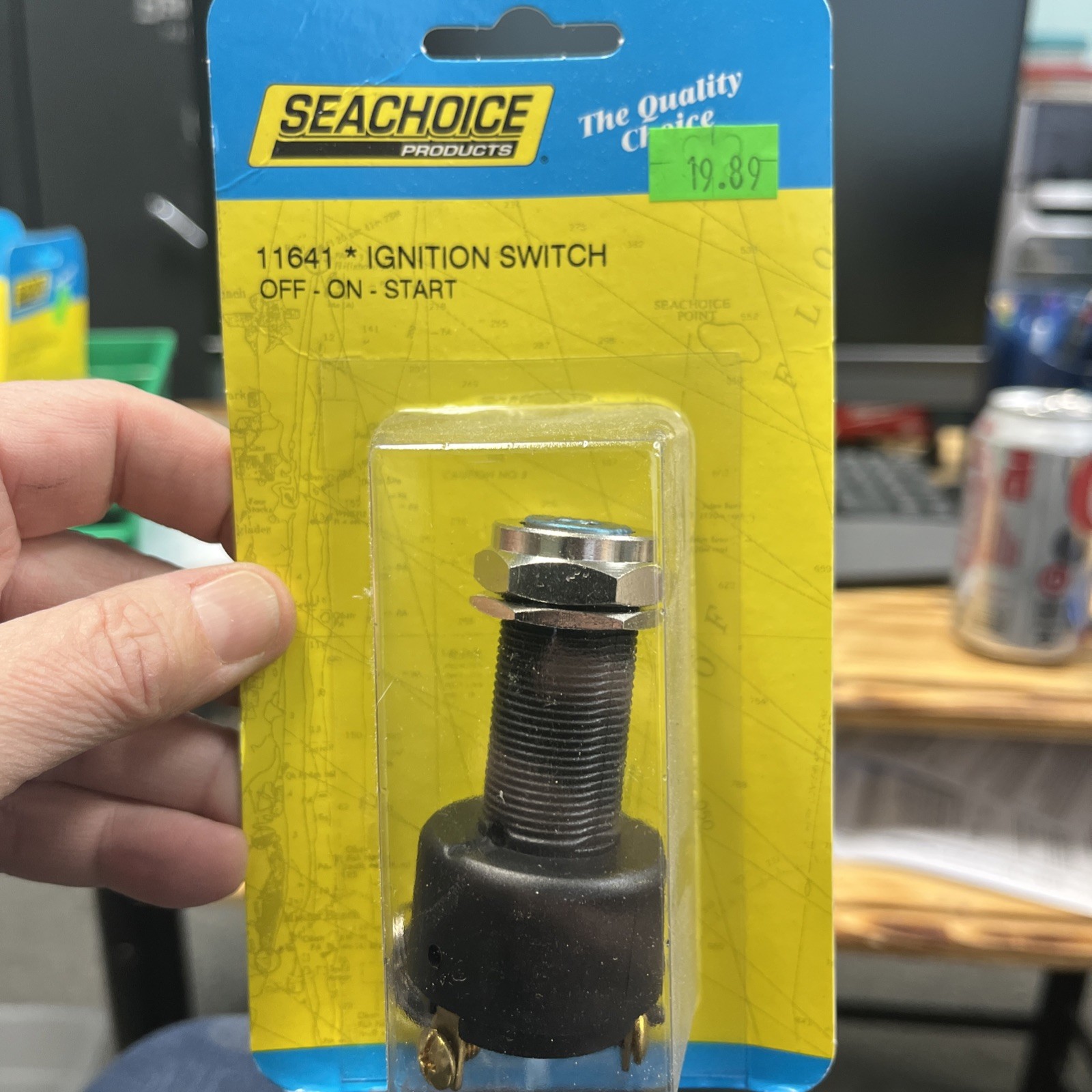 SeaChoice 11641 Ignition Switch 3 Pos Off On Start20 Amps @ 12VDC Marine G28 SeaChoice 11641 Ignition Switch 3 Pos Off On Start20 Amps @ 12VDC Marine G28