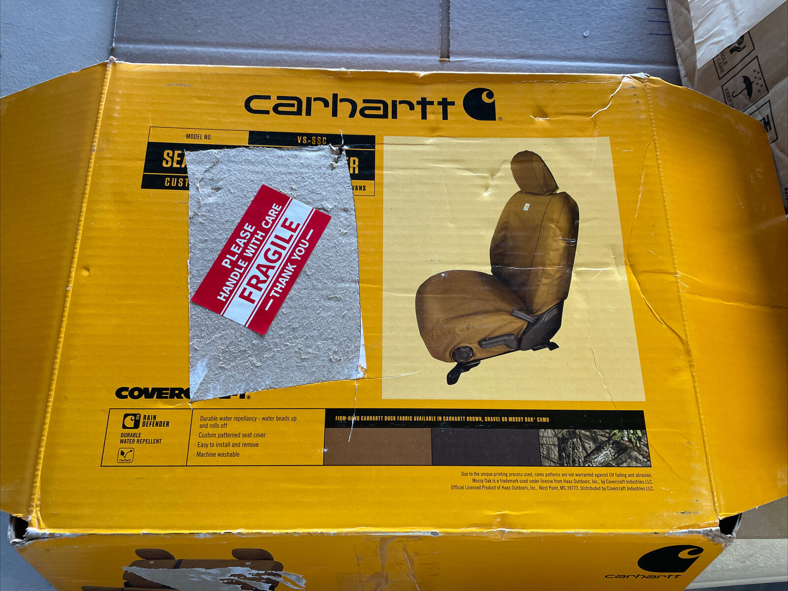 Covercraft Ssc8433Cabn Carhartt Seatsaver Second Row Custom Fit Compatible