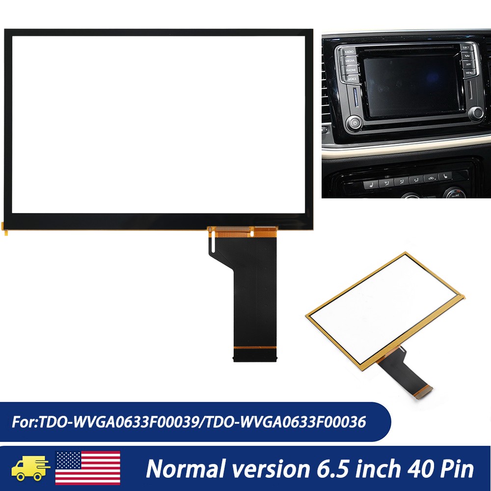 6.5\'\' Touch Screen Digitizer for VW Skoda MIB STD2 Car Radio TDO-WVGA0633F00036