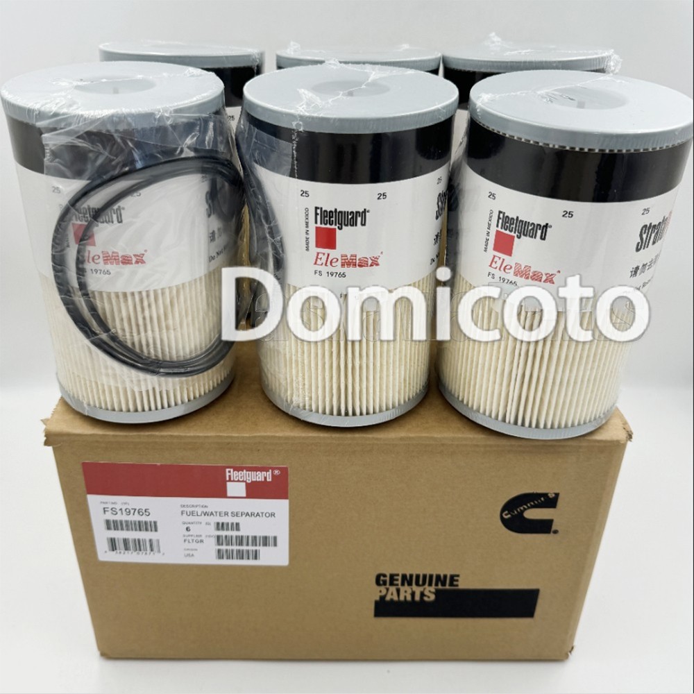 6PCS FS19765 Fleetguard Fuel/Water Separator For Cummins NEW