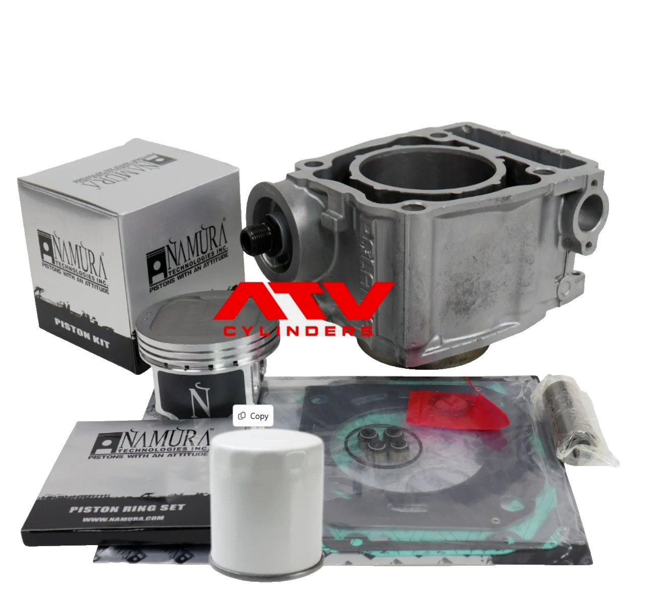 Genuine 96-14 Polaris Sportsman Ranger Scrambler 500 Cylinder Piston Kit Top End