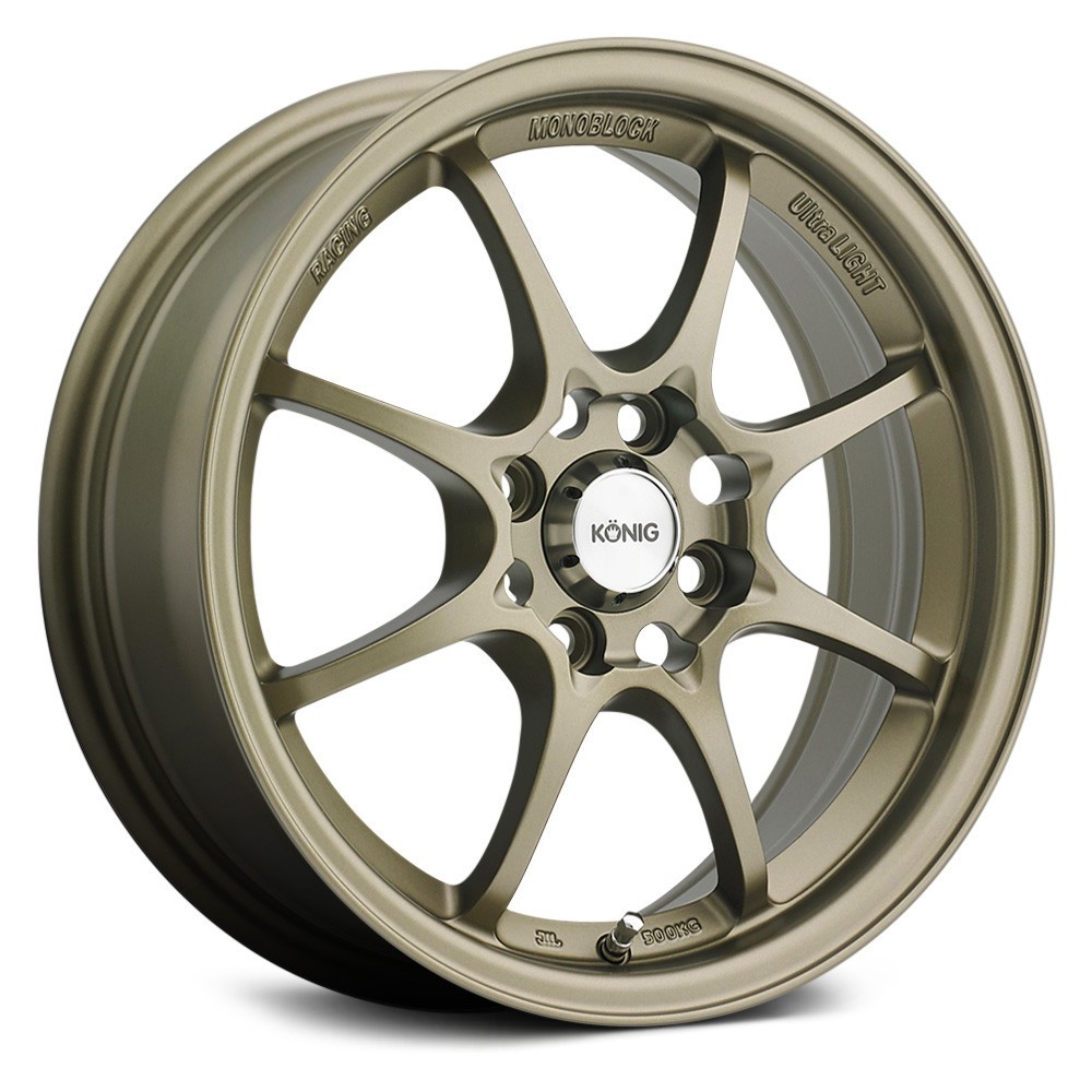 Konig HELIUM Wheels 15x6.5 (40, 4x100, 73.1) Bronze Rims Set of 4