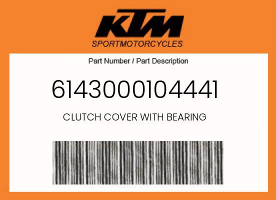 KTM Genuine Clutch Cover With Bearing - 6143000104441