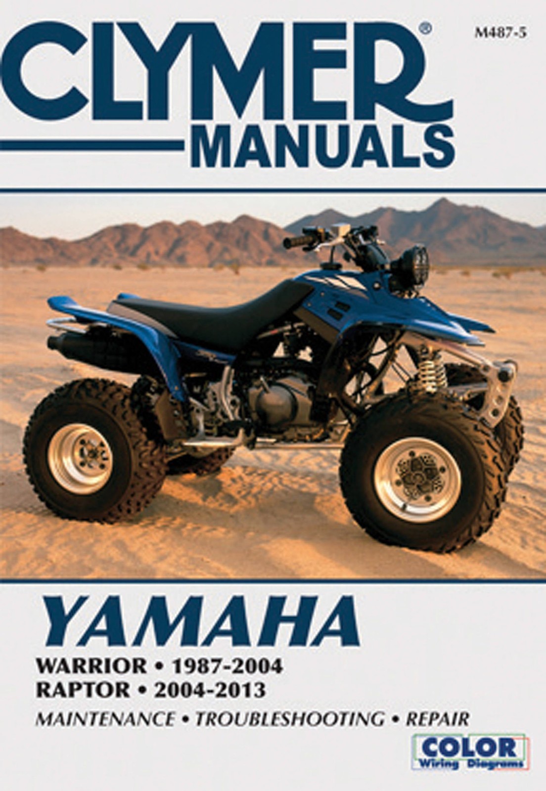 Yamaha Warrior 1987-2004 Raptor 2004-2013 Clymer Shop Repair Service Manual book