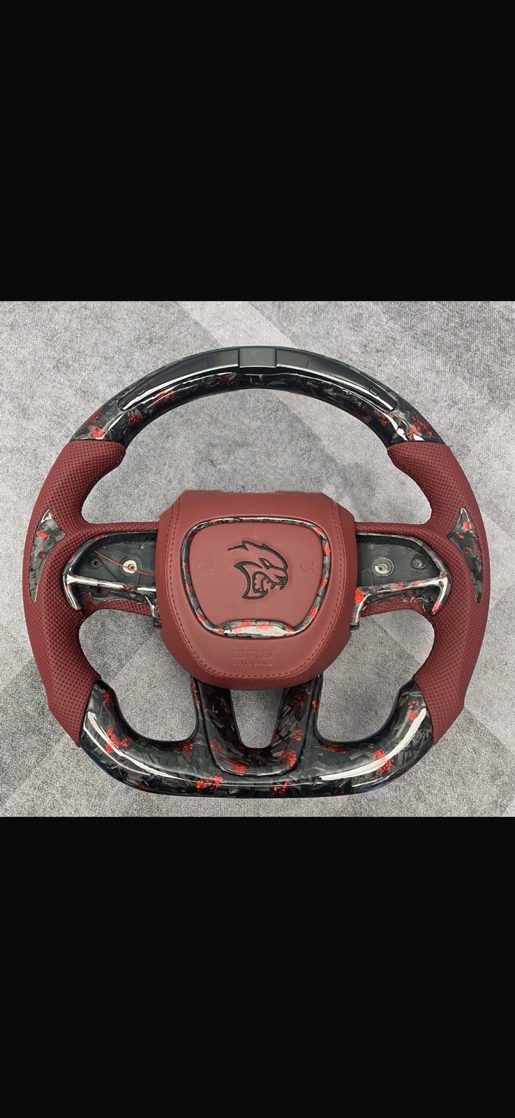 Dodge Hellcat Steering Wheel  With LED