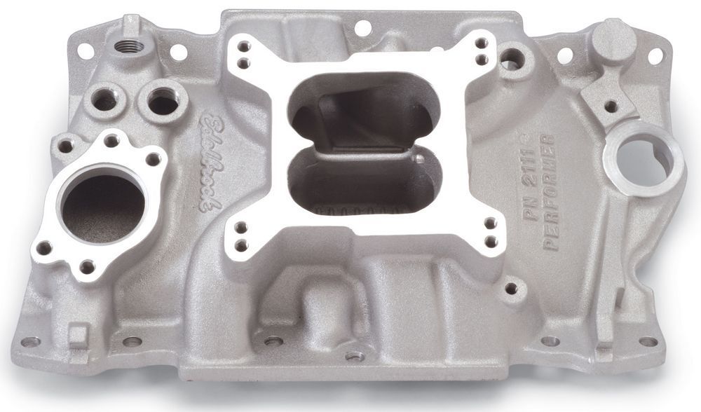 Edelbrock 2111 Performer Intake Manifold for 1985-95 GM 90 Deg V6 (3.8L & 4.3L)