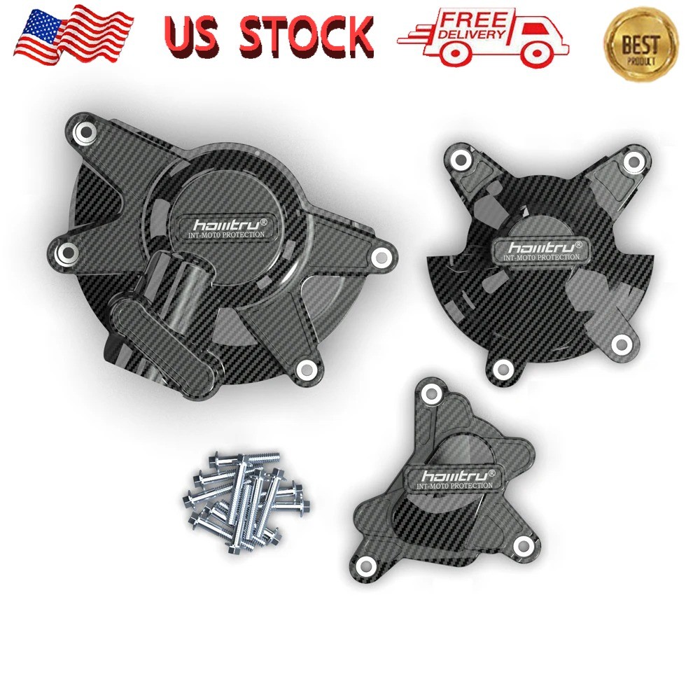 For Yamaha YZFR1 / YZF R1 /YZF-R1 2009-2014 Carbon Fiber Engine Protection Cover