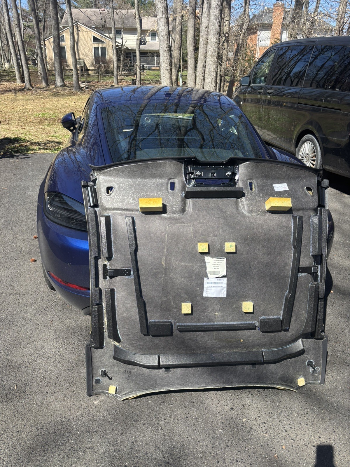 2014-2016 Porsche Cayman Headliner Backing Board 981555091086F2 134719
