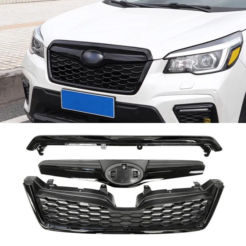 For 2014-2018 Subaru Forester Gloss Black Upper Grille Honeycomb Grill Assembly For 2014-2018 Subaru Forester Gloss Black Upper Grille Honeycomb Grill Assembly