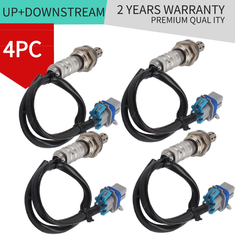 4PCS O2 Oxygen Sensors Upstream and Downstream For Chevrolet Silverado 1500 2005